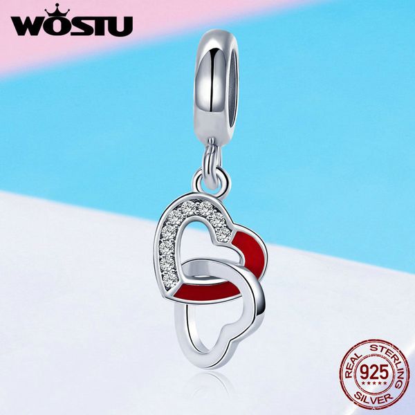 wostu real 925 стерлингового серебра переплетаются сердца кулон шарма приспосабливать браслет шариков ожерелье diy ювелирных изделий подарок, Bronze;silver
wostu real 925 стерлингового серебра переплетаются сердца кулон шарма приспосабливать браслет шариков ожерелье diy ювелирных изделий подарок, Bronze;silver