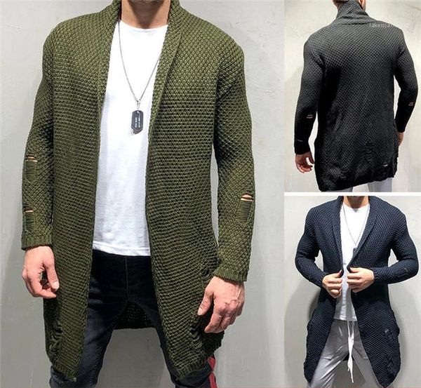 clothing mens autumn designer sweaters long sleeve solid color cardigan crew neck hole fashion style homme, White;black
clothing mens autumn designer sweaters long sleeve solid color cardigan crew neck hole fashion style homme, White;black
