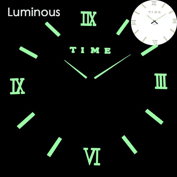 large wall clock watch mirror sticker diy 3d acrylic brief modern design luminous luminova times quartz fashion horlorge
large wall clock watch mirror sticker diy 3d acrylic brief modern design luminous luminova times quartz fashion horlorge