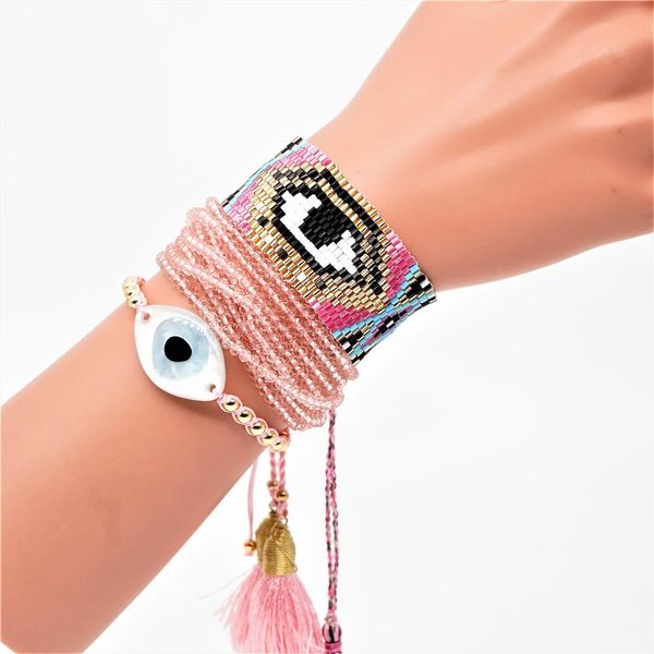 go2boho evil eye bracelet pulseras mujer 2019 perles pink miyuki bracelet bohemian summer beach tassel jewelry women handmade, Golden;silver
go2boho evil eye bracelet pulseras mujer 2019 perles pink miyuki bracelet bohemian summer beach tassel jewelry women handmade, Golden;silver