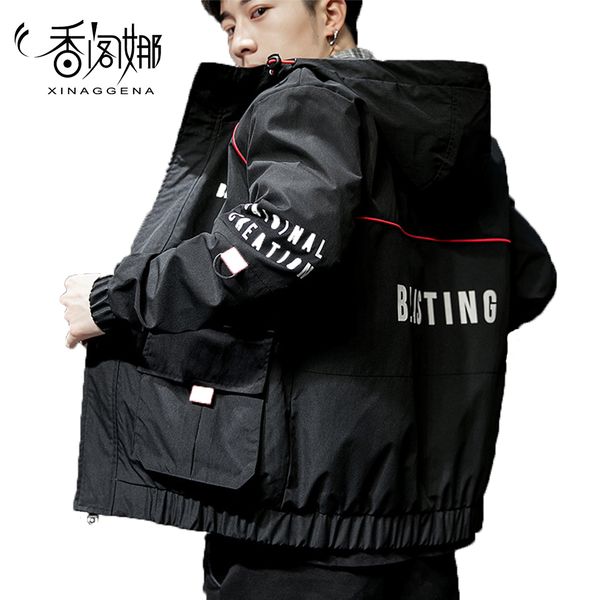 2019 man trend street wear outwear hoodies jacket coat loose zipper spring autumn new design coat man jacket hoody, Black;brown
2019 man trend street wear outwear hoodies jacket coat loose zipper spring autumn new design coat man jacket hoody, Black;brown