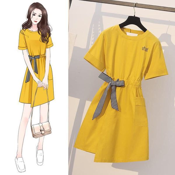 2020 summer ladies dress solid color with bow suit for fat mm casual dress straight style elastic waist slim 4xl, Black;gray
2020 summer ladies dress solid color with bow suit for fat mm casual dress straight style elastic waist slim 4xl, Black;gray