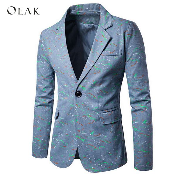 men slim blazer pattern costume club party suits 2018 new clothing blazer men single button oeak ff, White;black
men slim blazer pattern costume club party suits 2018 new clothing blazer men single button oeak ff, White;black