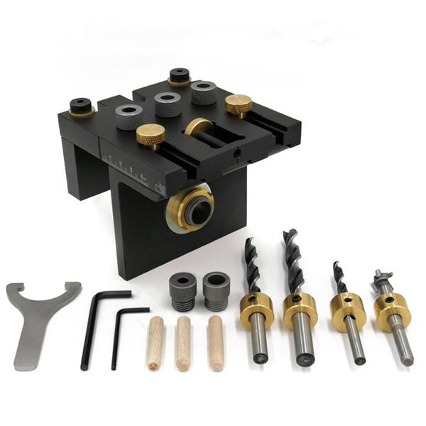 wood doweling jig pocket hole drilling locator jig kit with 6/8/10mm drill bit vertical drill guide hole puncher tools
wood doweling jig pocket hole drilling locator jig kit with 6/8/10mm drill bit vertical drill guide hole puncher tools