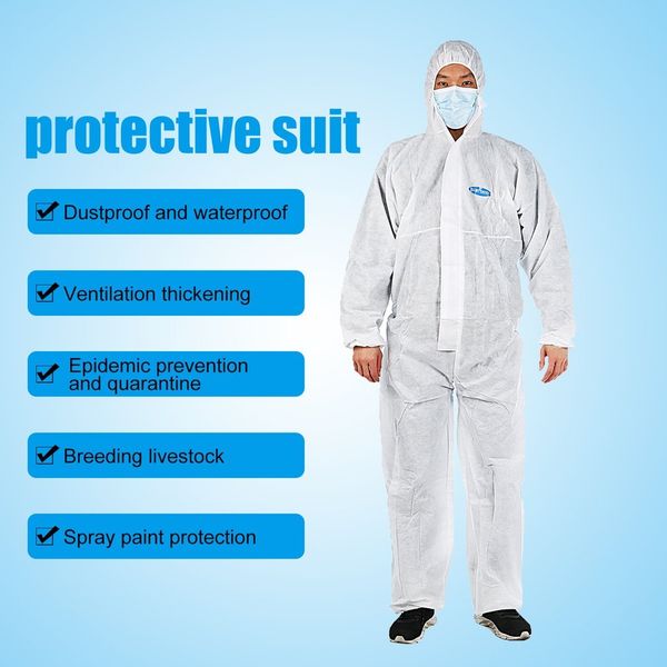 one time heat seal disposable waterproof oil-resistant protective coverall for spary painting decorating clothes overall suit other househol
one time heat seal disposable waterproof oil-resistant protective coverall for spary painting decorating clothes overall suit other househol