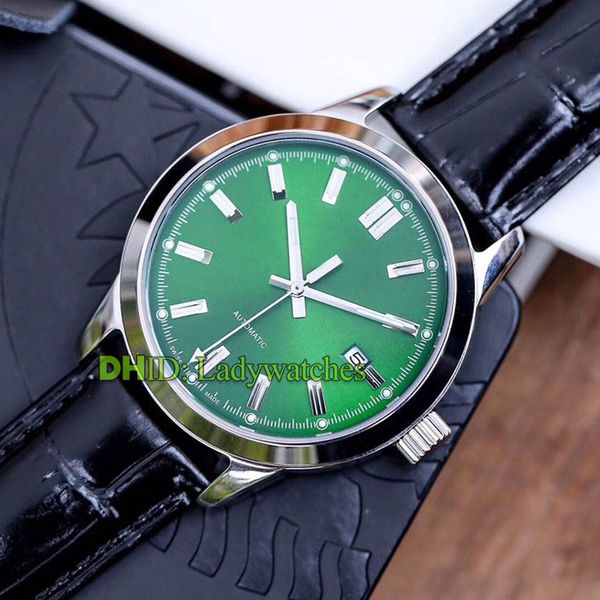 green dial 40mm 316l stainless steel case luxury mens watches mechanical automatic movement watch black leather strap designer watches, Slivery;brown
green dial 40mm 316l stainless steel case luxury mens watches mechanical automatic movement watch black leather strap designer watches, Slivery;brown