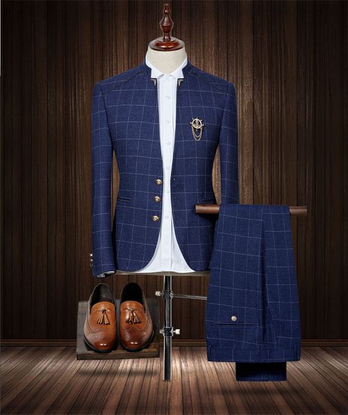 men's wedding suits standard collar classic custom made men suit blazers gentleman style tailor made slim (jackets + pants, Black;gray
men's wedding suits standard collar classic custom made men suit blazers gentleman style tailor made slim (jackets + pants, Black;gray