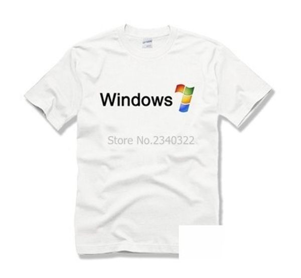it computer operating system microsoft winows 7 t-shirt cotton casual short-sleeved t shirt, White;black
it computer operating system microsoft winows 7 t-shirt cotton casual short-sleeved t shirt, White;black