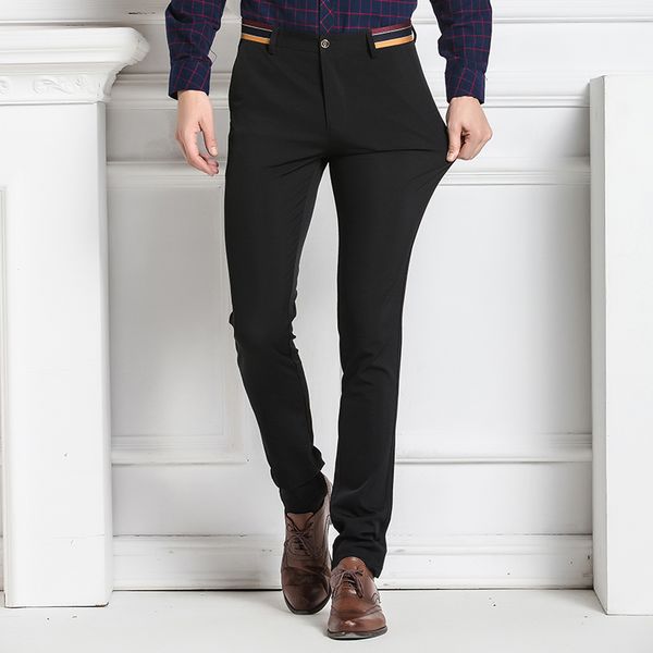 men's suit pant slim business trousers four seasons pencil pants stretch suit trousers size slim mens non ironing gent life, White;black
men's suit pant slim business trousers four seasons pencil pants stretch suit trousers size slim mens non ironing gent life, White;black