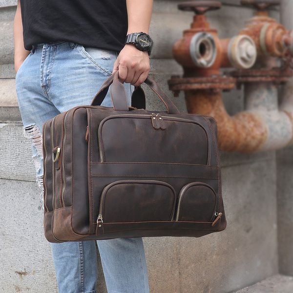 3 maheu zipper travel men leather handbag large capcity briefcase bag for flight lapbusiness trip brief case cowhide bag qvmtn, Red;black
3 maheu zipper travel men leather handbag large capcity briefcase bag for flight lapbusiness trip brief case cowhide bag qvmtn, Red;black
