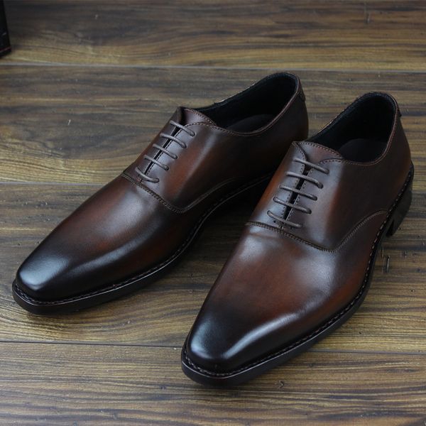 goodyear high-end custom-made business formal wear genuine leather italy cowhide handmade custom-made shoes calfskin sole, Black
goodyear high-end custom-made business formal wear genuine leather italy cowhide handmade custom-made shoes calfskin sole, Black
