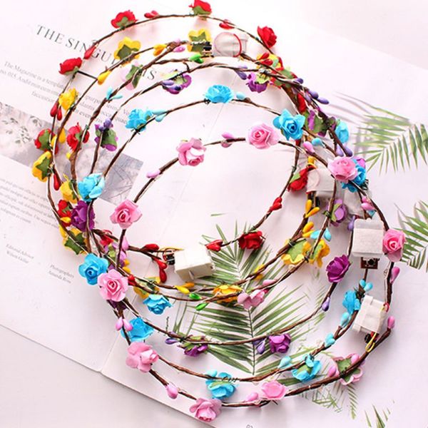 led wreath bohemia headband headwear luminous floral tiara hair accessories 517f, Golden;white
led wreath bohemia headband headwear luminous floral tiara hair accessories 517f, Golden;white