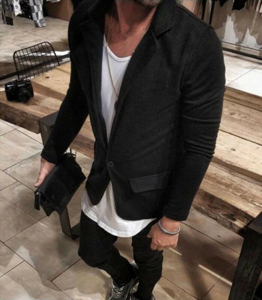 retro men's casual slim fit suit jackets autumn blazer one button work solid warm coat jacket outwear 2019 hot, Black;brown
retro men's casual slim fit suit jackets autumn blazer one button work solid warm coat jacket outwear 2019 hot, Black;brown