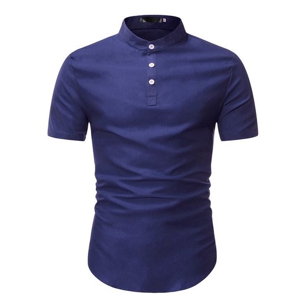 mens mandarin collar dress shirt summer short sleeve shirt men work business casual shirts solid color slim fit camisas hombre, White;black
mens mandarin collar dress shirt summer short sleeve shirt men work business casual shirts solid color slim fit camisas hombre, White;black