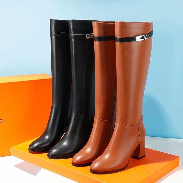 2020 new fashion luxury lady 15 inch boots fashionable comfortable soft leather material women's knight boots heel height 7cm, Black
2020 new fashion luxury lady 15 inch boots fashionable comfortable soft leather material women's knight boots heel height 7cm, Black