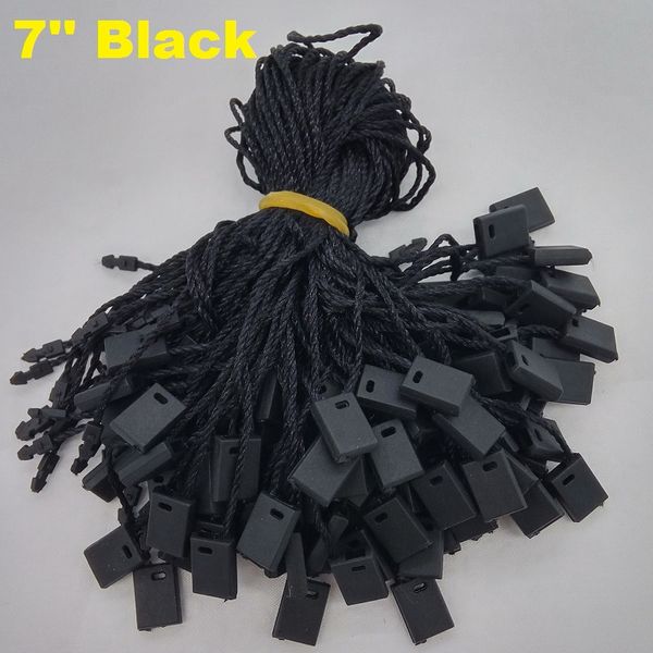 7 inches 100 pieces black hang tag cord for garment hang tag 18cm garment string black, Black;white
7 inches 100 pieces black hang tag cord for garment hang tag 18cm garment string black, Black;white