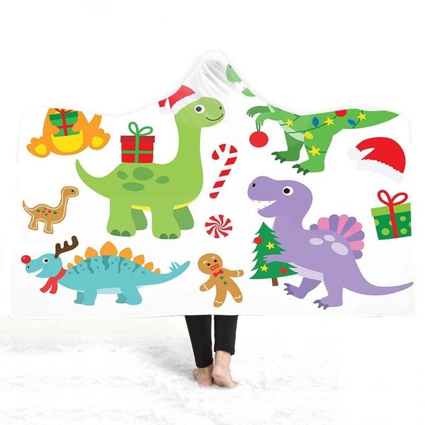 dinosaur hooded blanket for kids christmas gift santa hat flamingo cute cartoon plush blanket thickened half warm manta blankets
dinosaur hooded blanket for kids christmas gift santa hat flamingo cute cartoon plush blanket thickened half warm manta blankets