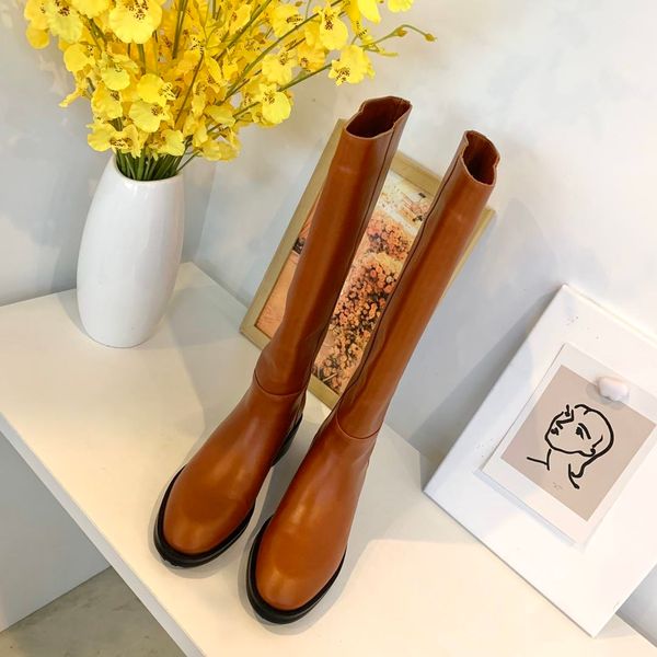 women thick with 2019 autumn and winter new knight boots high tube leather wild leather boots fashionable long boots, Black
women thick with 2019 autumn and winter new knight boots high tube leather wild leather boots fashionable long boots, Black