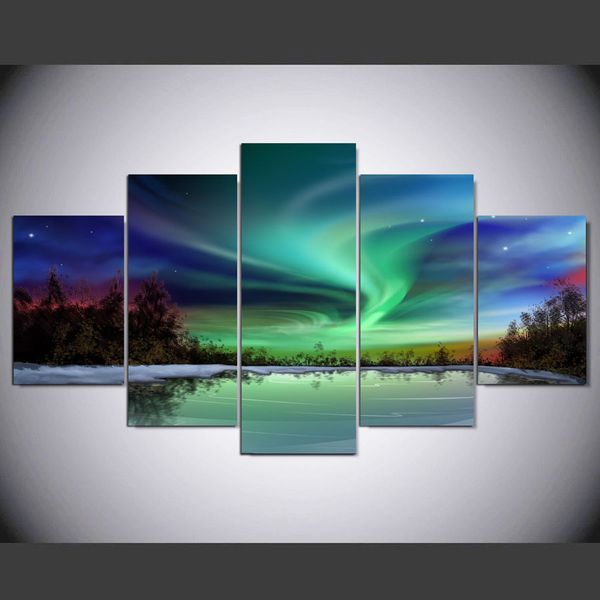 dafenjingmo arts 5 panel most beautiful northern lights canvas home decor wall art picture for living room kn-171
dafenjingmo arts 5 panel most beautiful northern lights canvas home decor wall art picture for living room kn-171