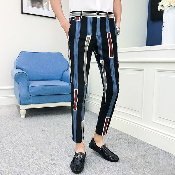 2020 мужской повседневный joggers приталенных полосатых брюки классических цветов согласующих девять очков случайных брюки бара парикмахер м, Black
2020 мужской повседневный joggers приталенных полосатых брюки классических цветов согласующих девять очков случайных брюки бара парикмахер м, Black