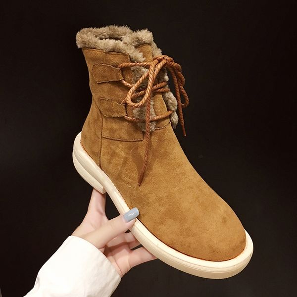white ankle boots brand women's shoes round toe winter footwear booties woman 2019 low heel australia lace up boots-women short, Black
white ankle boots brand women's shoes round toe winter footwear booties woman 2019 low heel australia lace up boots-women short, Black
