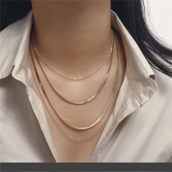 ae-canfly bohemian multi layer tassel choker necklace pendant for women gothic gold snake twist chain necklace statement jewelry, Silver
ae-canfly bohemian multi layer tassel choker necklace pendant for women gothic gold snake twist chain necklace statement jewelry, Silver