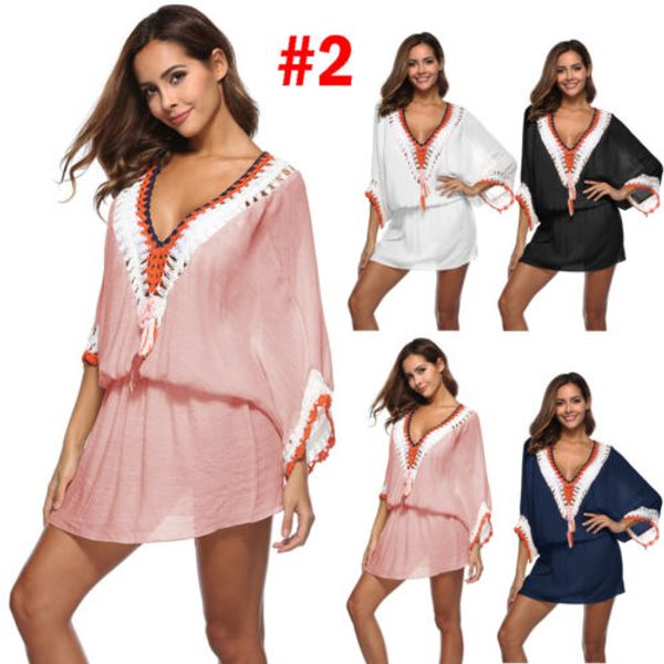 fashion plus size women ladies solid summer holiday beach floral crochet sundress swimwear holiday cover up mini dress, Black;gray
fashion plus size women ladies solid summer holiday beach floral crochet sundress swimwear holiday cover up mini dress, Black;gray
