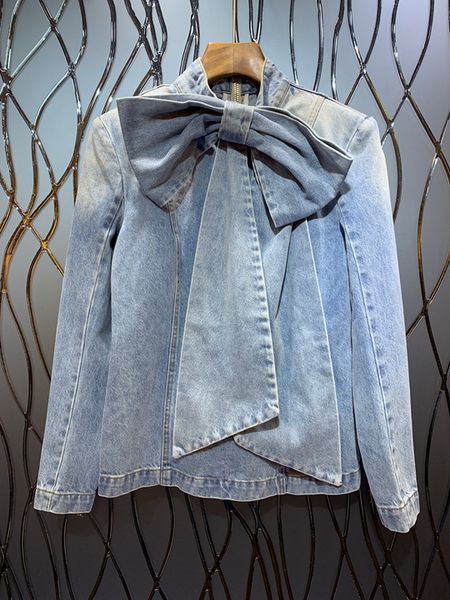 2019 early autumn new female necktie butterfly knot stitching ribbon long sleeve boxed jeans 806, Black;brown
2019 early autumn new female necktie butterfly knot stitching ribbon long sleeve boxed jeans 806, Black;brown