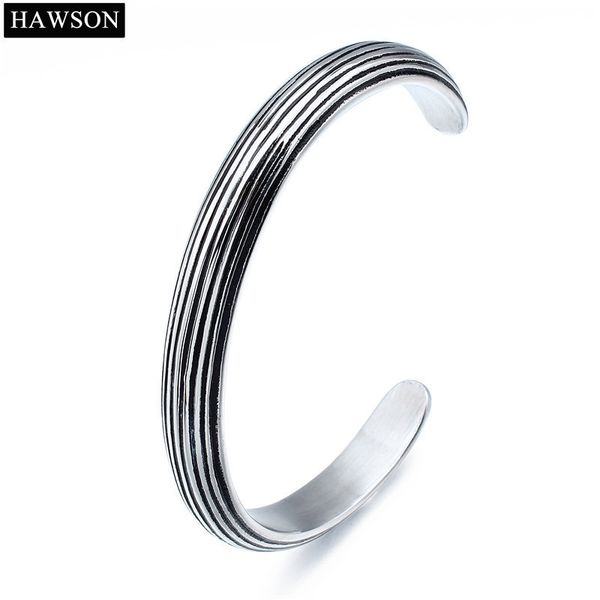 hawson fashion open cuff bangle bracelet for women stainless steel grooved bangles gift for girl, Golden;silver
hawson fashion open cuff bangle bracelet for women stainless steel grooved bangles gift for girl, Golden;silver