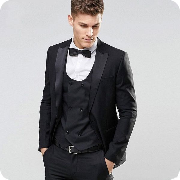 brand new black groom tuxedos peak lapel groomsman wedding suit excellent men business prom jacket blazer(jacket+pants+tie+vest) 273, Black;gray
brand new black groom tuxedos peak lapel groomsman wedding suit excellent men business prom jacket blazer(jacket+pants+tie+vest) 273, Black;gray
