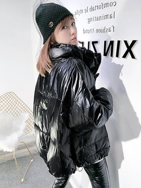 winter women jacket shiny coat girl winter parka cotton outwear lady jackets shiny m l 42-67kg to wear, Black
winter women jacket shiny coat girl winter parka cotton outwear lady jackets shiny m l 42-67kg to wear, Black