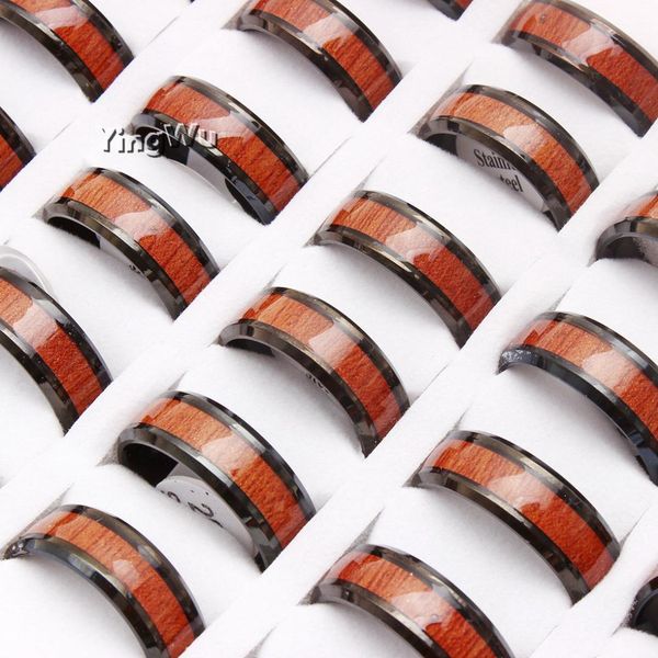 yingwu cool man's black wood for man wooden stainless steel men's fashion high polished wedding ring 5pcs lot wholesale, Slivery;golden
yingwu cool man's black wood for man wooden stainless steel men's fashion high polished wedding ring 5pcs lot wholesale, Slivery;golden