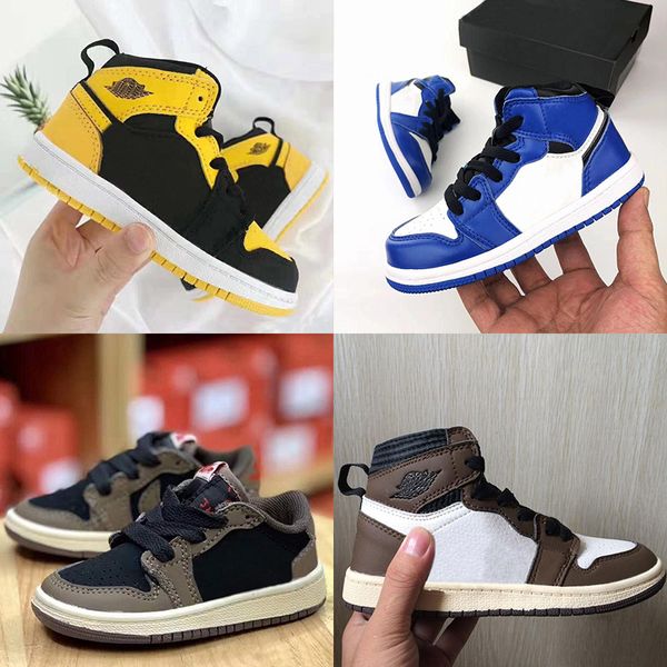 1s kids shoes brown travis scotts basketball shoes 1 high og cactus jack 1s sneaker sports trainer baby toddler outdoor shoes, Black
1s kids shoes brown travis scotts basketball shoes 1 high og cactus jack 1s sneaker sports trainer baby toddler outdoor shoes, Black