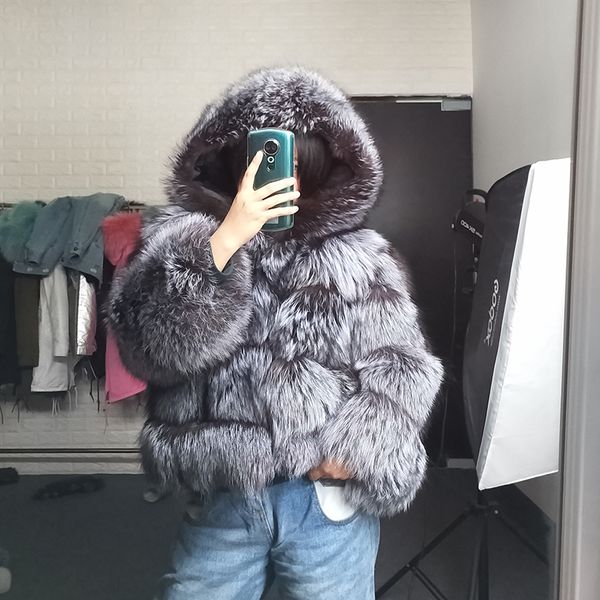 winter new fur female short paragraph real fur hooded jacket thickening natural stitching color fashion vest, Black
winter new fur female short paragraph real fur hooded jacket thickening natural stitching color fashion vest, Black