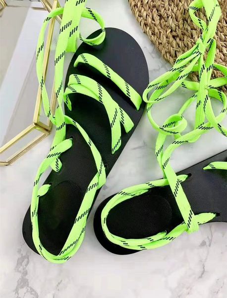 New Fashion Summer Handmade Ribbon Sandals High-end Designer Women's Beach Shoes Classic Slip-proof and Wear-resistant Flat-soled Shoes Orig
New Fashion Summer Handmade Ribbon Sandals High-end Designer Women's Beach Shoes Classic Slip-proof and Wear-resistant Flat-soled Shoes Orig