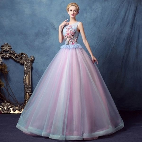 2018 princess lace embroidrey ball gown quinceanera dresses beading organza lace up sweet 16 dresses debutante 15 year party dress bq87, Blue;red
2018 princess lace embroidrey ball gown quinceanera dresses beading organza lace up sweet 16 dresses debutante 15 year party dress bq87, Blue;red