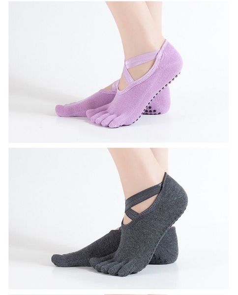 women yoga backless five toe professional anti slip ankle grip socks dots pilates fitness gym ballet socks ladies sports, Black
women yoga backless five toe professional anti slip ankle grip socks dots pilates fitness gym ballet socks ladies sports, Black