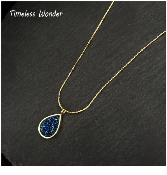 timeless wonder titanium geo crystal bud chains necklace women stainless steel jewelry gothic designer ins cute gift 2358, Golden;silver
timeless wonder titanium geo crystal bud chains necklace women stainless steel jewelry gothic designer ins cute gift 2358, Golden;silver
