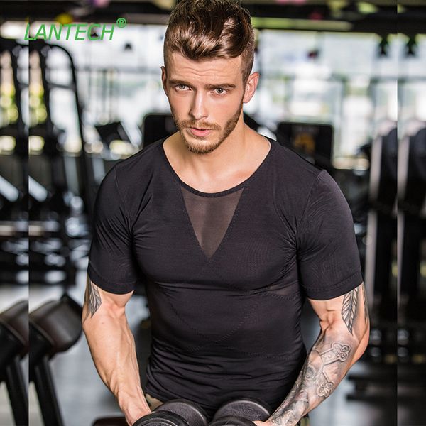 lantech men compression tights shirt running fitness exercise gym workout sports training shirt stomach shapers bodybuilding, Black;blue
lantech men compression tights shirt running fitness exercise gym workout sports training shirt stomach shapers bodybuilding, Black;blue