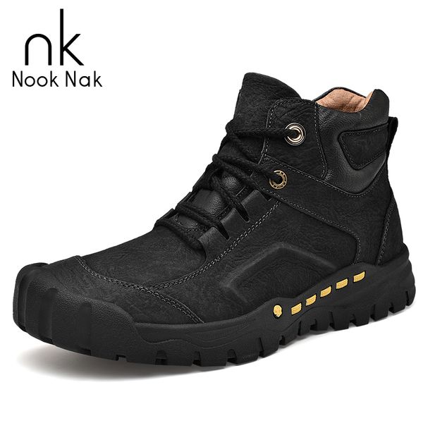 men boots winter with fur waterproof genuine leather boots autumn&winter keep warm snow outdoor climbing hunting shoes, Black
men boots winter with fur waterproof genuine leather boots autumn&winter keep warm snow outdoor climbing hunting shoes, Black