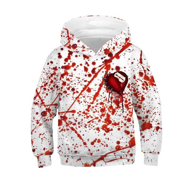 children hoodies sweatshirt 3d blooddrop halloween digital printed children's hat guard kids pullovers, Black
children hoodies sweatshirt 3d blooddrop halloween digital printed children's hat guard kids pullovers, Black