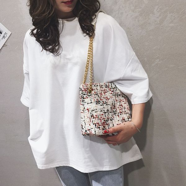 jiulin women 2019 summer new korean version of joker messenger bag chain bag fashion woolen cloth
jiulin women 2019 summer new korean version of joker messenger bag chain bag fashion woolen cloth