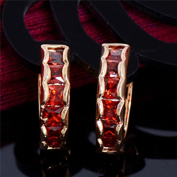 misananryne womens jewelry gold color multicolor zircon hoop earrings for women gift, Golden;silver
misananryne womens jewelry gold color multicolor zircon hoop earrings for women gift, Golden;silver