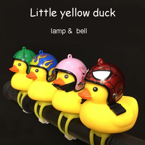 yellow cartoon duck helmet bicycle head light bike toy light bike horn call ring cycling handbar bicycle funy accessories
yellow cartoon duck helmet bicycle head light bike toy light bike horn call ring cycling handbar bicycle funy accessories