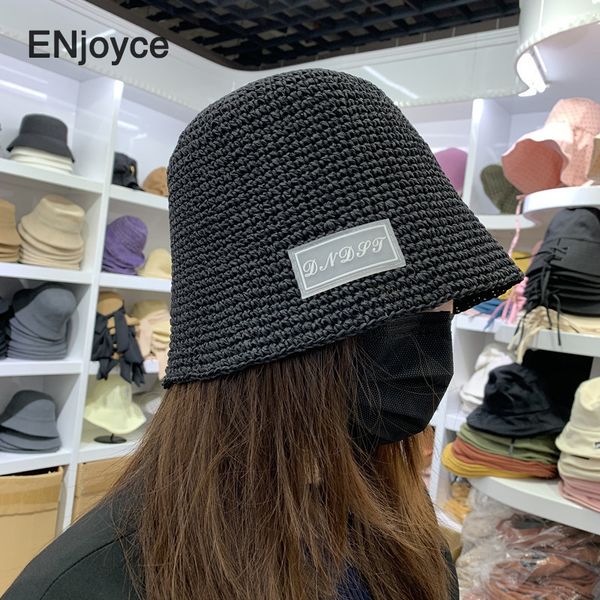 enjoyce summer fisherman straw woven hats for women men bucket foldable fisher cap korean black outdoor sunshade fishing hat
enjoyce summer fisherman straw woven hats for women men bucket foldable fisher cap korean black outdoor sunshade fishing hat