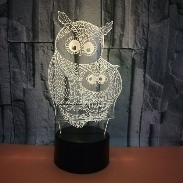 2018 foreign trade new pattern owl 3d lamp colorful remote control touch 3d led lamp originality 3d small desk lamp
2018 foreign trade new pattern owl 3d lamp colorful remote control touch 3d led lamp originality 3d small desk lamp