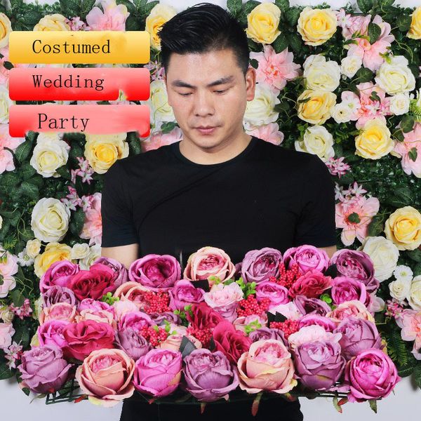 40x60cm silk rose artificial flowers wedding decoration flower wall romantic for wedding background decoration
40x60cm silk rose artificial flowers wedding decoration flower wall romantic for wedding background decoration