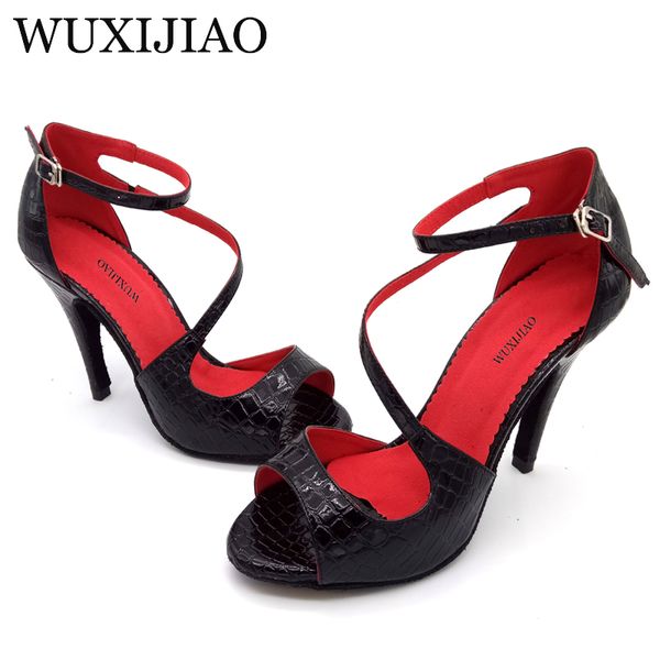 wuxijiao 2018 new red black crocodile texture pu women's latin dance shoes high heel shoes sandals salsa party performance
wuxijiao 2018 new red black crocodile texture pu women's latin dance shoes high heel shoes sandals salsa party performance