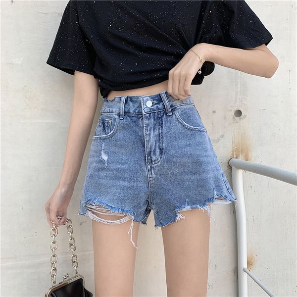 2020 new summer ripped shorts jeans woman high waist blue black loose casual shorts pant female chic vintage fashion short jean
2020 new summer ripped shorts jeans woman high waist blue black loose casual shorts pant female chic vintage fashion short jean