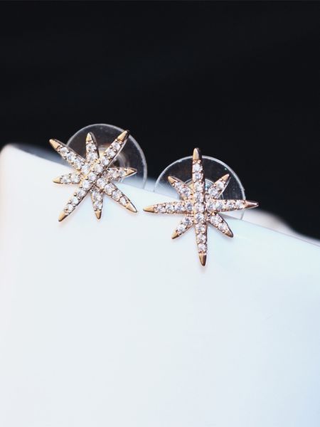 super shining glittering ins fashion designer sweet cute star luxury diamonds stud earrings for woman girls s925 silver pin, Golden;silver
super shining glittering ins fashion designer sweet cute star luxury diamonds stud earrings for woman girls s925 silver pin, Golden;silver